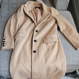 Men's Tan Overcoat